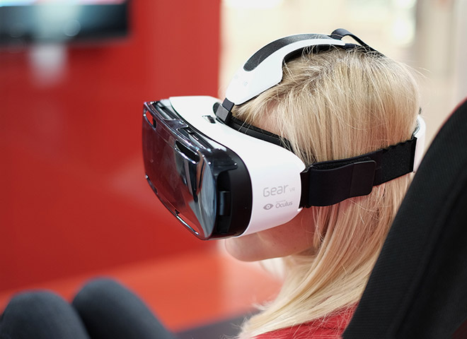 Virtual Reality headset ready!